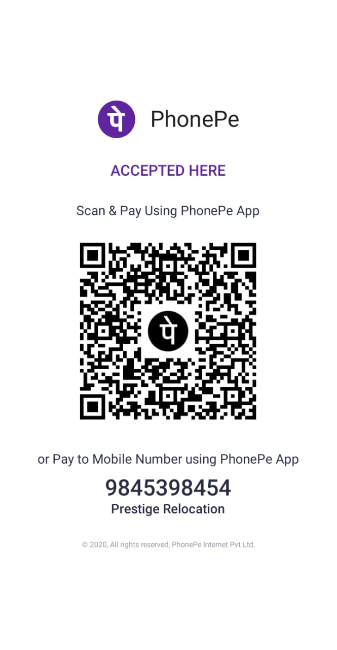 Prestige Packers PhonePe QR
